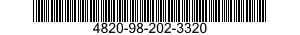 4820-98-202-3320 VALVE,CALIBRATED FLOW 4820982023320 982023320