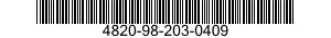 4820-98-203-0409 VALVE,DIAPHRAGM,STOP 4820982030409 982030409