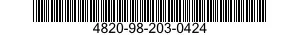 4820-98-203-0424 VALVE,ANGLE 4820982030424 982030424