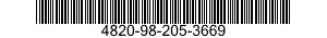 4820-98-205-3669 VALVE,COMPRESSION RELEASE 4820982053669 982053669