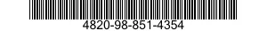4820-98-851-4354  4820988514354 988514354