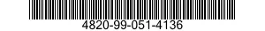 4820-99-051-4136 VALVE ASSEMBLY,AIR 4820990514136 990514136