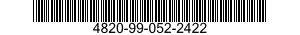 4820-99-052-2422 VALVE ASSEMBLY 4820990522422 990522422