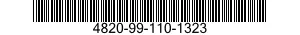 4820-99-110-1323 VALVE,DIAPHRAGM,STOP 4820991101323 991101323