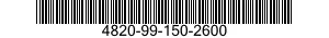 4820-99-150-2600  4820991502600 991502600