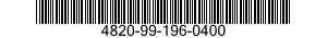 4820-99-196-0400  4820991960400 991960400