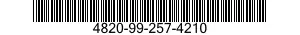 4820-99-257-4210 VALVE,LINEAR,DIRECTIONAL CONTROL 4820992574210 992574210