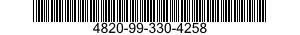 4820-99-330-4258  4820993304258 993304258