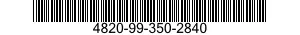 4820-99-350-2840 VALVE,SAFETY RELIEF 4820993502840 993502840