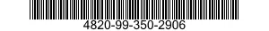 4820-99-350-2906 VALVE,PLUG 4820993502906 993502906