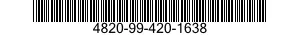 4820-99-420-1638 PINCH VALVE ASSEMBL 4820994201638 994201638