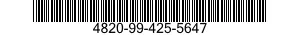 4820-99-425-5647 VALVE,PLUG 4820994255647 994255647