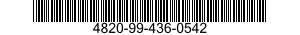 4820-99-436-0542  4820994360542 994360542