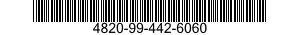 4820-99-442-6060 VALVE,PLUG 4820994426060 994426060