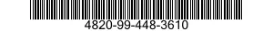 4820-99-448-3610  4820994483610 994483610