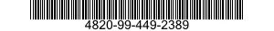 4820-99-449-2389  4820994492389 994492389