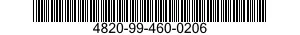 4820-99-460-0206  4820994600206 994600206