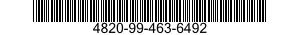 4820-99-463-6492 VALVE,PLUG 4820994636492 994636492