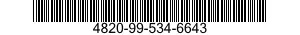 4820-99-534-6643  4820995346643 995346643