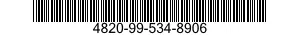 4820-99-534-8906  4820995348906 995348906