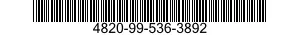 4820-99-536-3892  4820995363892 995363892