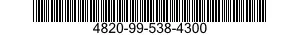 4820-99-538-4300  4820995384300 995384300