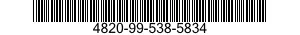 4820-99-538-5834  4820995385834 995385834