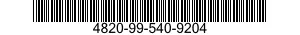 4820-99-540-9204  4820995409204 995409204