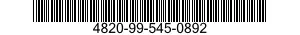 4820-99-545-0892  4820995450892 995450892