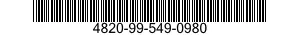4820-99-549-0980 VALVE,DIAPHRAGM,STOP 4820995490980 995490980