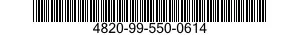 4820-99-550-0614 SEAT,VALVE 4820995500614 995500614