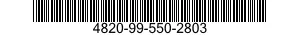 4820-99-550-2803 LOADING STEM 4820995502803 995502803