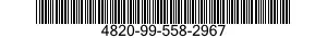 4820-99-558-2967  4820995582967 995582967