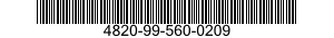 4820-99-560-0209 VALVE,GLOBE 4820995600209 995600209