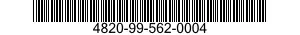 4820-99-562-0004  4820995620004 995620004