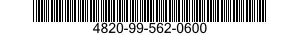 4820-99-562-0600  4820995620600 995620600