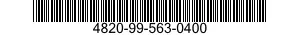 4820-99-563-0400  4820995630400 995630400