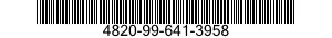 4820-99-641-3958 VALVE,RESTRICTOR CHECK 4820996413958 996413958
