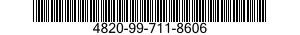 4820-99-711-8606 VALVE,GLOBE 4820997118606 997118606