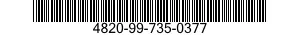 4820-99-735-0377  4820997350377 997350377