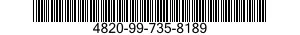 4820-99-735-8189  4820997358189 997358189