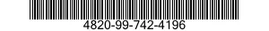 4820-99-742-4196  4820997424196 997424196