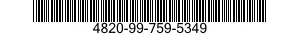 4820-99-759-5349 VALVE,ANGLE 4820997595349 997595349