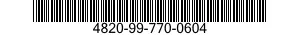 4820-99-770-0604  4820997700604 997700604