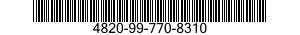 4820-99-770-8310 VALVE,GLOBE 4820997708310 997708310