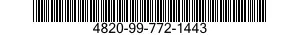 4820-99-772-1443 VALVE,GLOBE 4820997721443 997721443