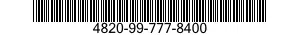 4820-99-777-8400  4820997778400 997778400