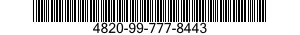 4820-99-777-8443 VALVE,ANGLE 4820997778443 997778443