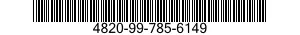 4820-99-785-6149 VALVE,GLOBE 4820997856149 997856149
