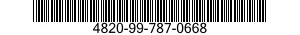 4820-99-787-0668  4820997870668 997870668